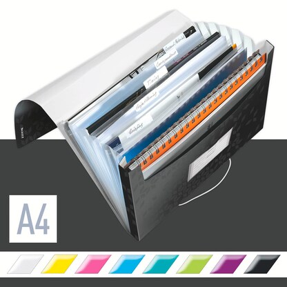 Artikelbild 7 für LEITZ Fächermappe WOW 4589 6 Fächer schwarz, 1 St., Artikelnummer 899738