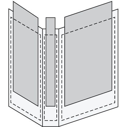 Artikelbild 2 für LEITZ Präsentationsringbücher 2-Ringe weiß 2,9 cm DIN A4, 6 St., Artikelnummer 596007