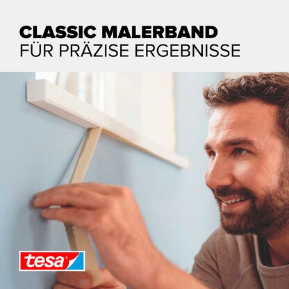 Artikelbild 3 für tesa CLASSIC Kreppband beige 19,0 mm x 50,0 m 1 Rolle, Artikelnummer 724129