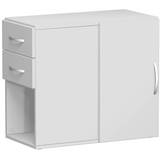 Artikelbild 1 für geramöbel Flex Standcontainer lichtgrau 2 Auszüge Stahl-Bügelgriff silber 80,0 x 42,0 x 72,0 cm, Artikelnummer 876072