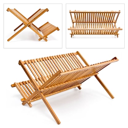 Artikelbild für relaxdays Abtropfgestell braun, 1 St., Artikelnummer 471191