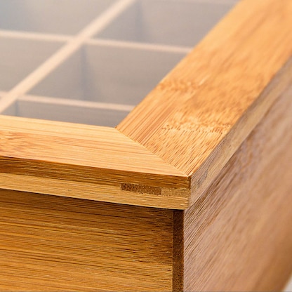 Artikelbild 4 für relaxdays Teebox braun 22,0 x 16,0 cm, 1 St., Artikelnummer 471504