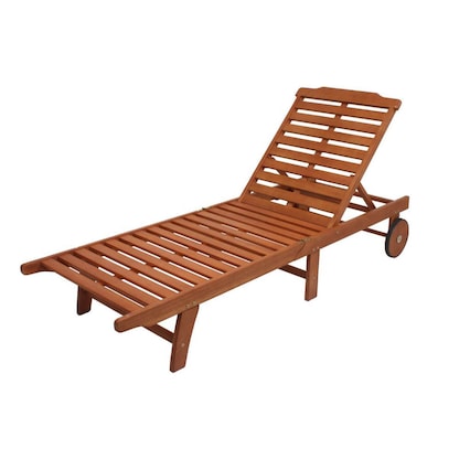 Artikelbild 2 für Garden Pleasure Sonnenliege PALM SPRINGS braun Holz, Artikelnummer 707663