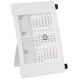 Artikelbild 1 für Tischkalender Drehkalender 2026/2027 weiß/schwarz, 1 St., Artikelnummer 547899