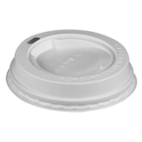 Artikelbild 1 für STARPAK Deckel für Einweg-Kaffeebecher weiß Ø 8,0 cm, 100 St., Artikelnummer 796995