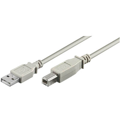 Artikelbild für goobay USB 2.0 A/USB 2.0 B Kabel 1,8 m grau, 1 St., Artikelnummer 245811
