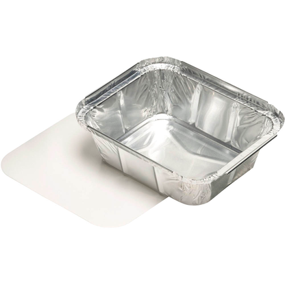 Artikelbild für STARPAK Aluschalen mit Deckel silber 500 ml, 25 St., Artikelnummer 242861