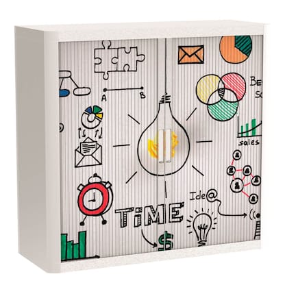 Artikelbild für PAPERFLOW easyOffice Business Rollladenschrank 62224 2 Fachböden 110,0 x 41,5 x 104,0 cm, Artikelnummer 210306