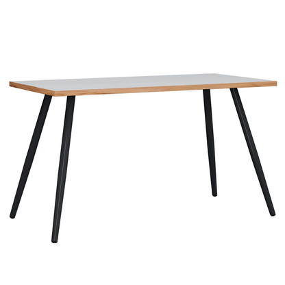 Artikelbild für VCM my office Salia Schreibtisch weiß rechteckig, 4-Fuß-Gestell schwarz 138,0 x 80,0 cm, Artikelnummer 405088