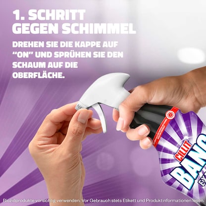 Artikelbild 4 für CILLIT BANG EXPERT SCHWARZER / WEISSER SCHIMMEL & HYGIENE Kraftreiniger 750 ml, Artikelnummer 800549