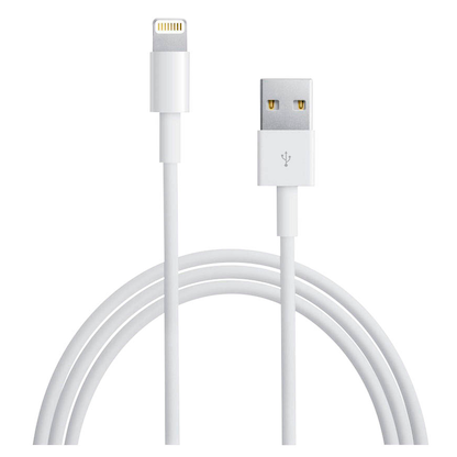 Artikelbild für Apple USB 2.0 A/Lightning Kabel 0,5 m weiß, 1 St., Artikelnummer 631168