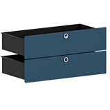 Artikelbild 1 für viasit System4 Schubladen violettblau 75,0 x 37,5 x 37,5 cm, Artikelnummer 501603