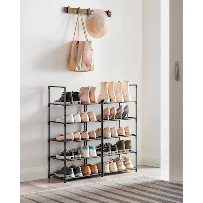 Artikelbild 6 für SONGMICS Schuhregal schwarz 45,0 x 28,0 x 173,0 cm, 1 St., Artikelnummer 260966