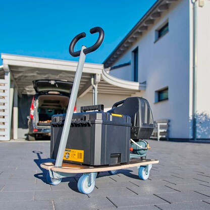 Artikelbild 5 für WAGNER® design yourself Transportwagen STAR CARRIER EXTENDABLE MM 1187 braun 40,0 x 80,0 x 14,6 cm bis 300,0 kg, Artikelnummer 418606