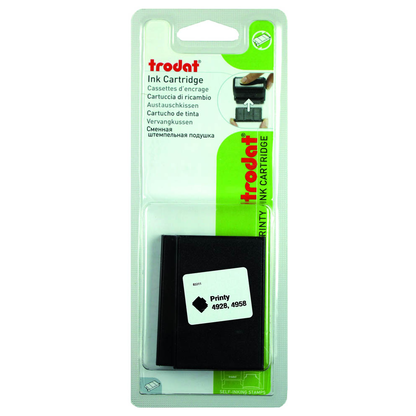 Artikelbild 2 für trodat Ersatzstempelkissen 6/4928 schwarz 6,0 x 3,3 cm, 2 St., Artikelnummer 234070