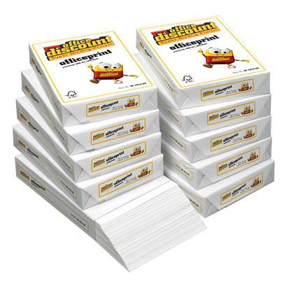 Artikelbild für AKTION: office discount Kopierpapier officeprint universal DIN A4 80 g/qm 10x 500 Blatt, Artikelnummer 259432