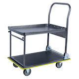 Artikelbild 1 für pavo Transportwagen grau 73,5 x 47,0 x 83,0 cm bis 150,0 kg, Artikelnummer 219087