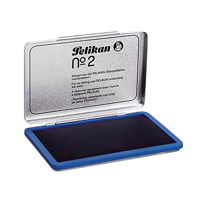 Artikelbild für Pelikan Stempelkissen Nr. 2 blau 11,0 x 7,0 cm, 1 St., Artikelnummer 135368