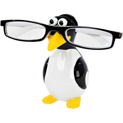 Artikelbild für WEDO Brillenhalter Pinguin schwarz/weiß/gelb Polyresin 4,6 x 5,2 x 9,3 cm, Artikelnummer 463022