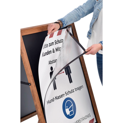 Artikelbild 4 für update displays Kundenstopper MULTI braun DIN A1 70,4 x 56,5 x 111,4 cm, 1 St., Artikelnummer 533226