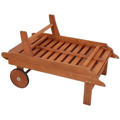 Artikelbild 4 für Garden Pleasure Sonnenliege PALM SPRINGS braun Holz, Artikelnummer 707663