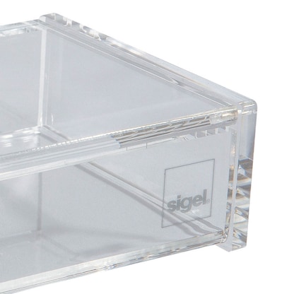 Artikelbild 5 für SIGEL Visitenkartenbox glasklar, für bis zu 80 Visitenkarten, Artikelnummer 694810