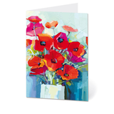 Artikelbild 1 für LUMA Grußkarte Mohnblumen LU1735 DIN B6, 1 St., Artikelnummer 403392