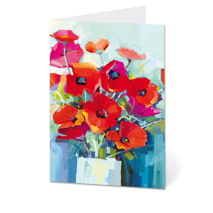 Artikelbild für LUMA Grußkarte Mohnblumen LU1735 DIN B6, 1 St., Artikelnummer 403392