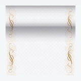 Artikelbild 1 für PAPSTAR Tischläufer ROYAL Collection 87736 gold 40,0 cm x 24,0 m, 1 Rolle, Artikelnummer 466054
