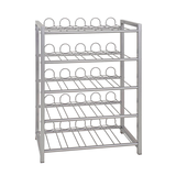 Artikelbild 1 für HAKU Möbel Weinregal silber 54,0 x 31,0 x 76,0 cm, 1 St., Artikelnummer 558682