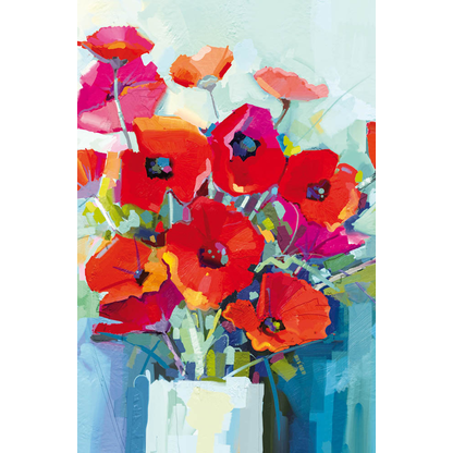 Artikelbild 2 für LUMA Grußkarte Mohnblumen LU1735 DIN B6, 1 St., Artikelnummer 403392