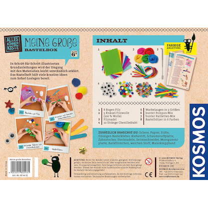 Artikelbild 3 für KOSMOS Experimentierkasten Meine große Bastelbox mehrfarbig, Artikelnummer 474553
