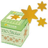 Artikelbild 1 für AVERY Zweckform Aufkleber Stern, gold, 150 Etiketten, Artikelnummer 723797