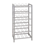 Artikelbild 1 für HAKU Möbel Weinregal silber 34,0 x 22,0 x 72,0 cm, 1 St., Artikelnummer 558770