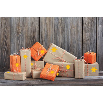 Artikelbild 4 für AVERY Zweckform Aufkleber Stern, gold, 150 Etiketten, Artikelnummer 723797