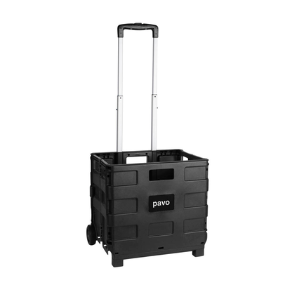Artikelbild für pavo Transportwagen schwarz 38,0 x 38,0 x 40,0 cm bis 35,0 kg, Artikelnummer 219236