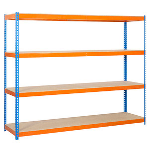 8435104920947 - Schwerlastregal SIMONFORTE 1806-4 458100045201868 blau orange 1800 x 600 x 2000 cm 8435104920947 Simon Rack 8435104920947 - Schwerlastregal SIMONFORTE 1806-4 458100045201868 blau orange 1800 x 600 x 2000 cm 8435104920947 Simon Rack