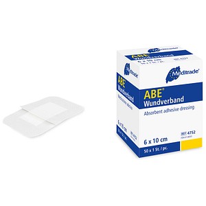 4250016401001 - Wundverband Pflaster ABE 4752 weiß 60 x 100 cm 4250016401001 50 Stück 4250016401001 - Wundverband Pflaster ABE 4752 weiß 60 x 100 cm 4250016401001 50 Stück