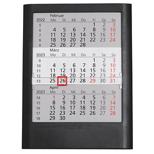 2022 & 2023 - mit Drehmechanik Truento 3-Monats-Tischkalender für 2 Jahre weiß/weiß/schwarz 2022 & 2023 - mit Drehmechanik Truento 3-Monats-Tischkalender für 2 Jahre weiß/weiß/schwarz