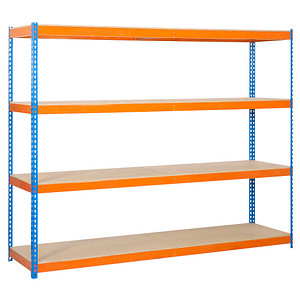 8435104925256 - Schwerlastregal SIMONFORTE 2406-4 458100045202468 blau orange 2400 x 600 x 2000 cm 8435104925256 Simon Rack 8435104925256 - Schwerlastregal SIMONFORTE 2406-4 458100045202468 blau orange 2400 x 600 x 2000 cm 8435104925256 Simon Rack