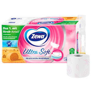 Zewa Toilettenpapier Ultra Soft 4-lagig, 16 Rollen