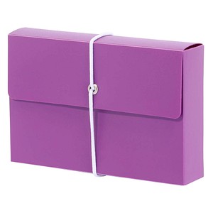 4009793842299 - 12 x Karteibox A7 mit Gummiband gefüllt berry-violett