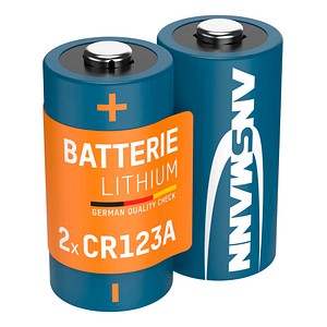 ANSMANN Batterien CR123A Lithium Fotobatterie 3,0 V, 2 St.