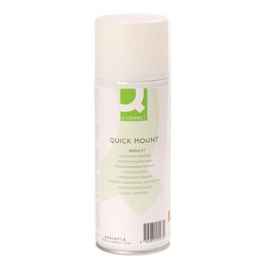 Q-connect Sprühkleber KF01071 Quick Mount, 400ml, wiederablösbar 5705381010710 Q-connect 400 Milliliter