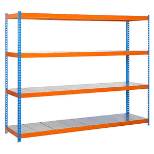 8435104946015 - Schwerlastregal SIMONFORTE 1804-4 457100045201864 blau orange 1800 x 600 x 2000 cm 8435104946015 Simon Rack 8435104946015 - Schwerlastregal SIMONFORTE 1804-4 457100045201864 blau orange 1800 x 600 x 2000 cm 8435104946015 Simon Rack