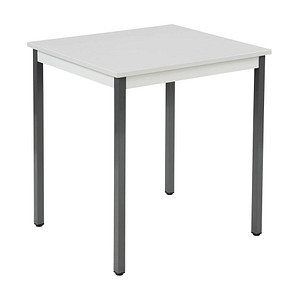 3700245505359 - Schreibtisch 76RGG 65-130cm (H) 70x60cm (BxT) rechteckig grau   dunkelgrau 3700245505359 SODEMATUB