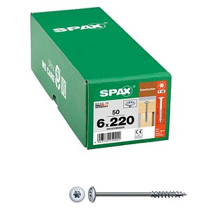 4003530250002 - Holzbauschrauben T30 Tellerkopf WIROX 0251010602205 6 mm x 220 mm 4003530250002 50 Stück 4003530250002 - Holzbauschrauben T30 Tellerkopf WIROX 0251010602205 6 mm x 220 mm 4003530250002 50 Stück