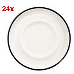 8684531655865 - 24 Untertassen Modest Black Stolt weiß 100 cm 8684531655865 24 Stück