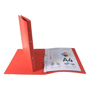 3130630542551 - Ringbuch ohne 54255E A4 2 Ringe 15mm Ring-Ø Karton rot 3130630542551 Exacompta