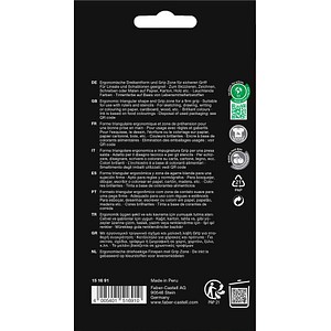 4005401516910 - Fineliner FABER-CASTELL Grip Strichbreite 04 mm ergonomische Griffzone für Rechts- & Linkshänder auswaschbar Office-Farben 10 Stück in Kartonetui